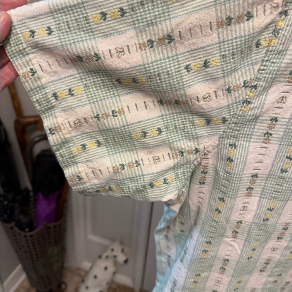 Vintage 80s 90s Classic Elements Embroidered Butt… - image 7